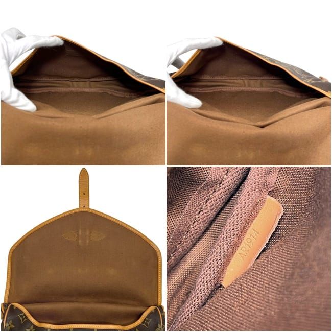 Louis Vuitton Shoulder Bag Saumur 30 Monogram Brown — view 3