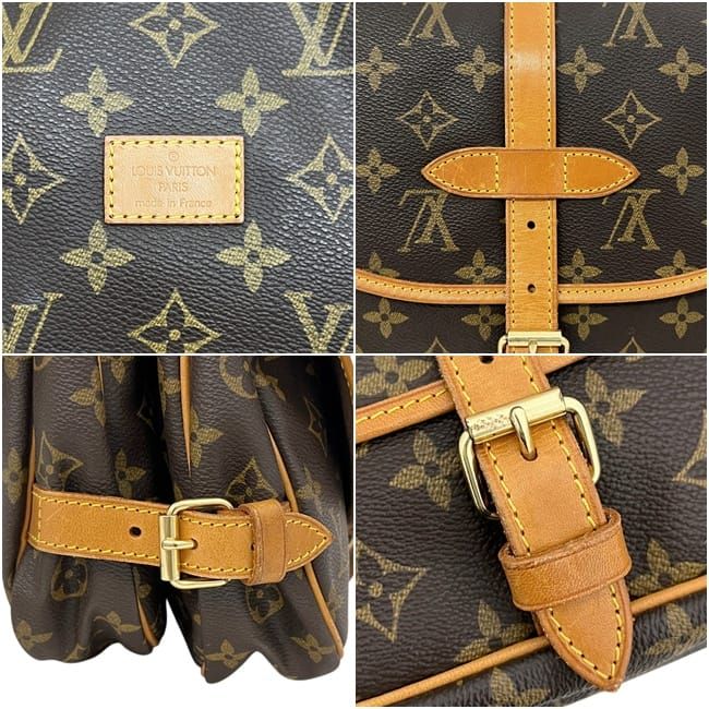 Louis Vuitton Shoulder Bag Saumur 30 Monogram Brown — view 4