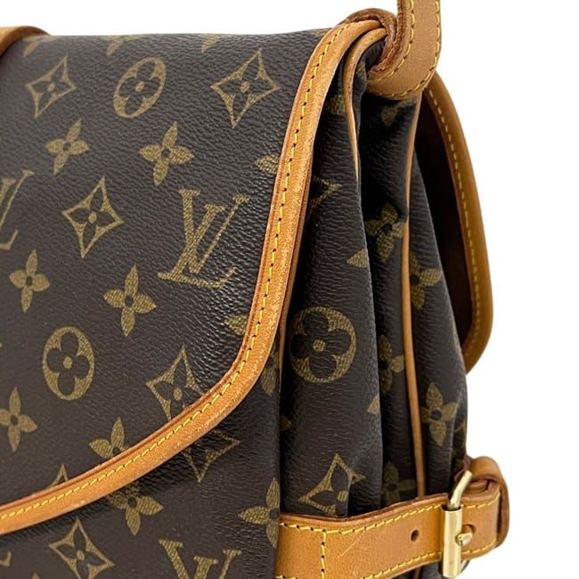 Louis Vuitton Shoulder Bag Saumur 30 Monogram Brown — view 6