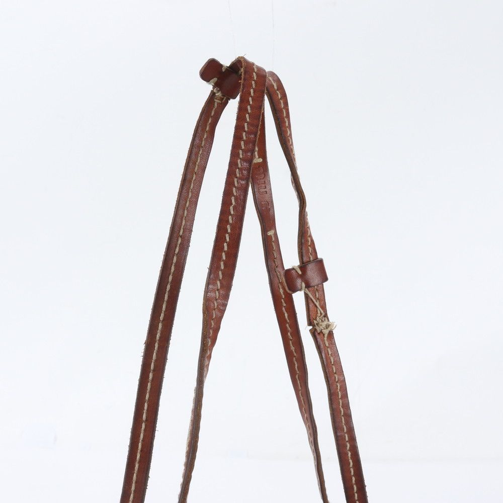 Miu Miu Drawstring Leather Canvas Shoulder Bag — view 3