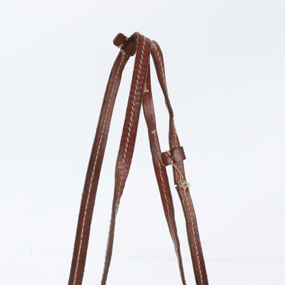 Miu Miu Drawstring Leather Canvas Shoulder Bag — view 3