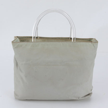 Prada Tessuto Nylon Triangle Logo Handle Handbag Tote — view 3