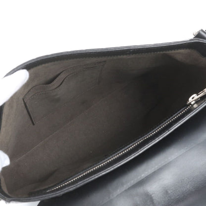 Gucci Guccissima Leather Shoulder Bag Crossbody Messenger Black — view 7