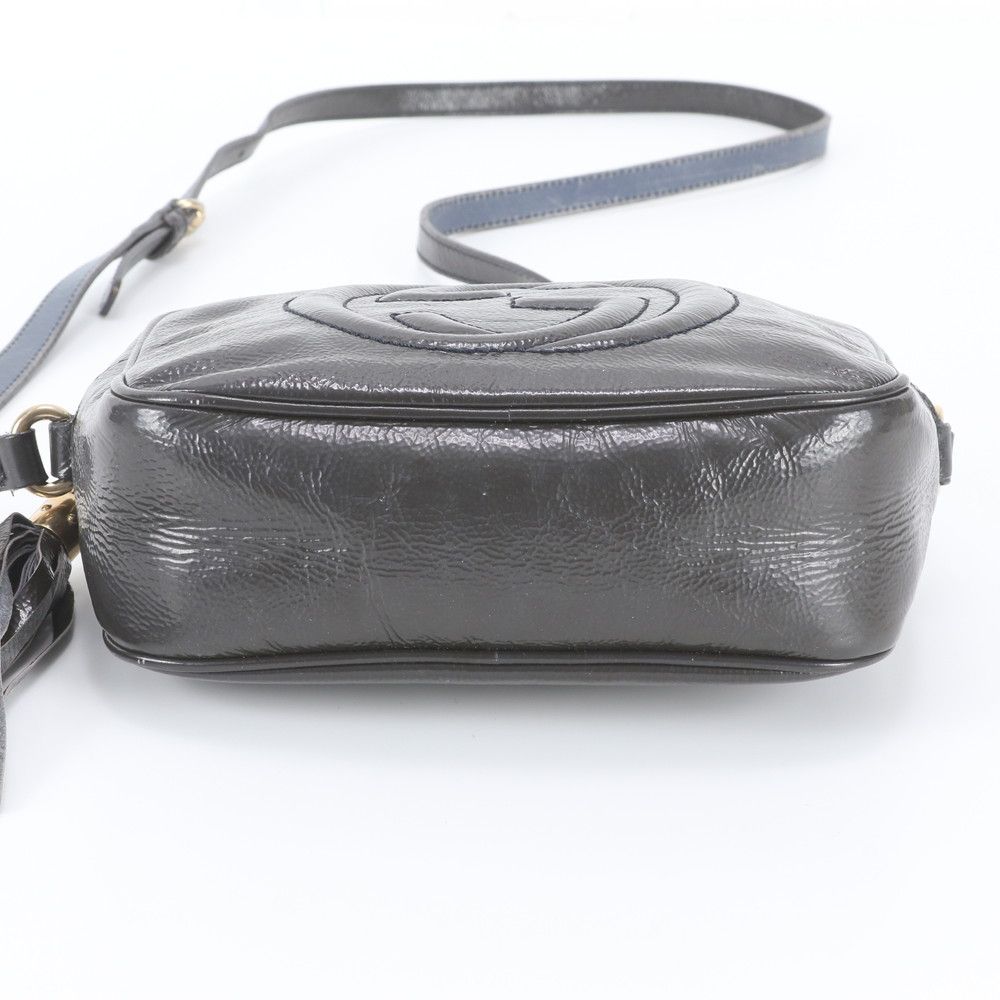 Gucci Soho Tassel Leather Shoulder Bag Crossbody Black — view 6