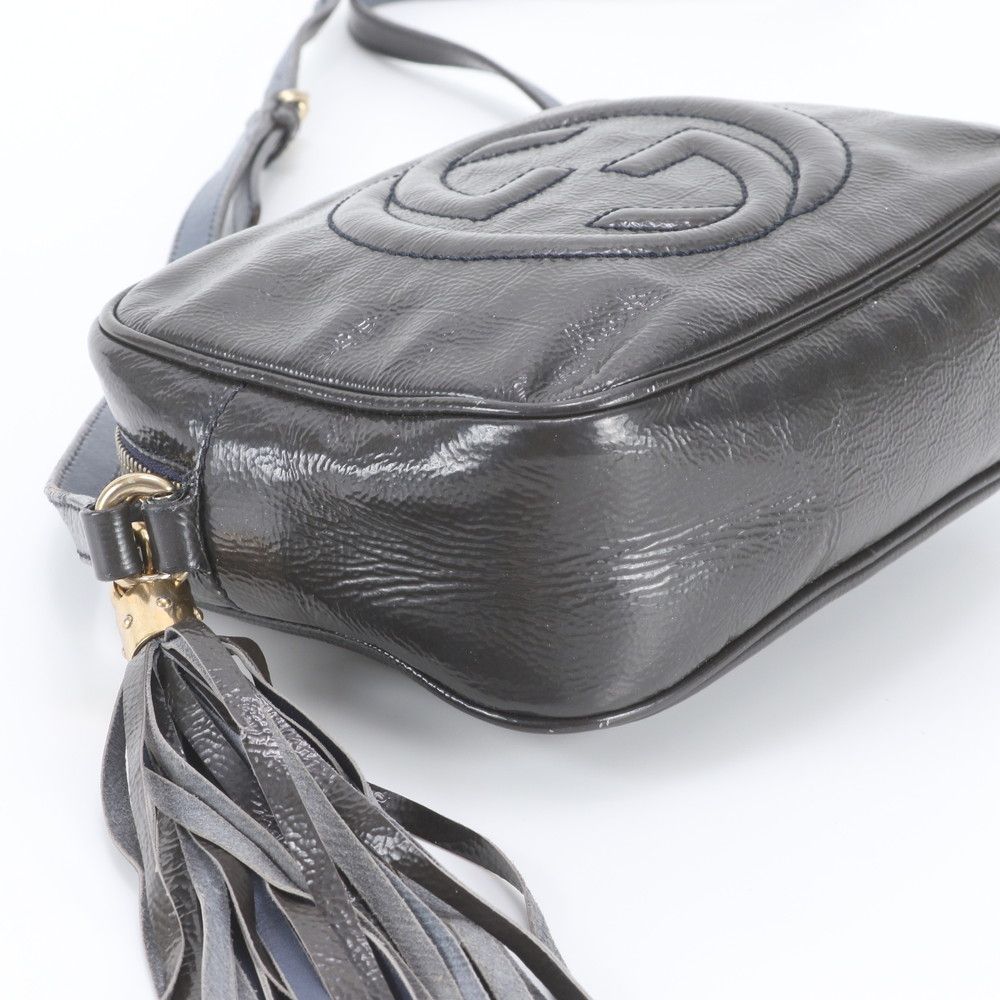 Gucci Soho Tassel Leather Shoulder Bag Crossbody Black — view 5