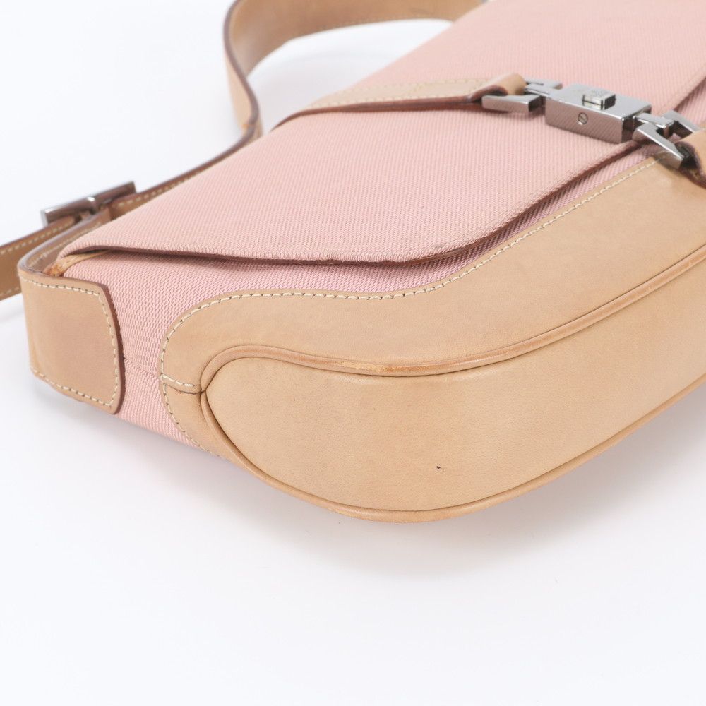 Gucci Jackie Leather Canvas Shoulder Bag — view 5