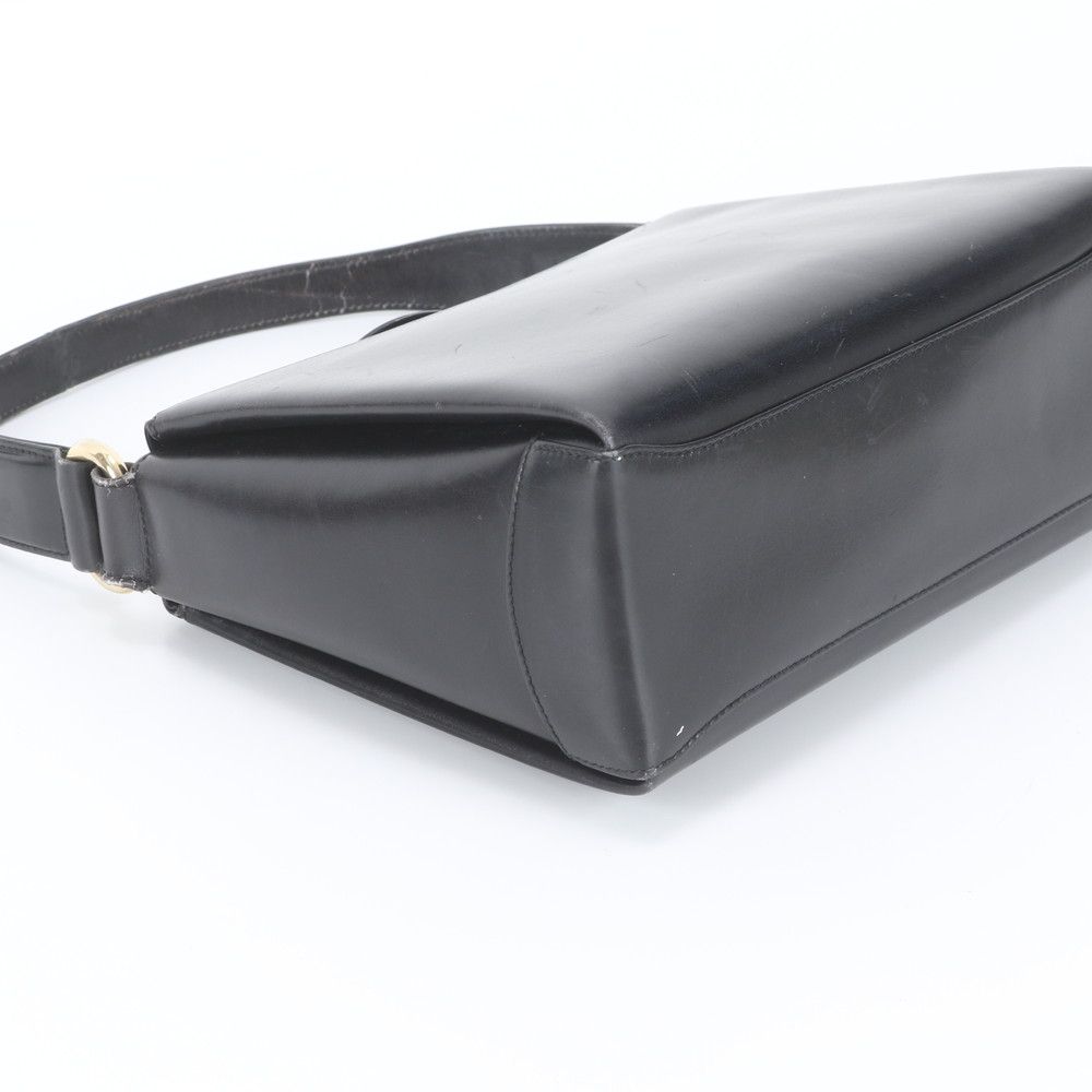 Gucci Turnlock Leather Shoulder Bag Hand Black — view 5