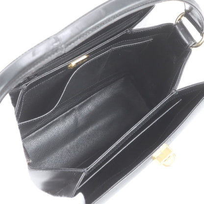 Gucci Turnlock Leather Shoulder Bag Hand Black — view 7