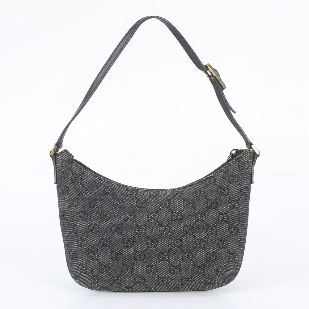 Gucci GG Canvas Leather Bag Shoulder — view 3