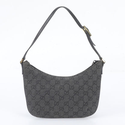 Gucci GG Canvas Leather Bag Shoulder — view 3