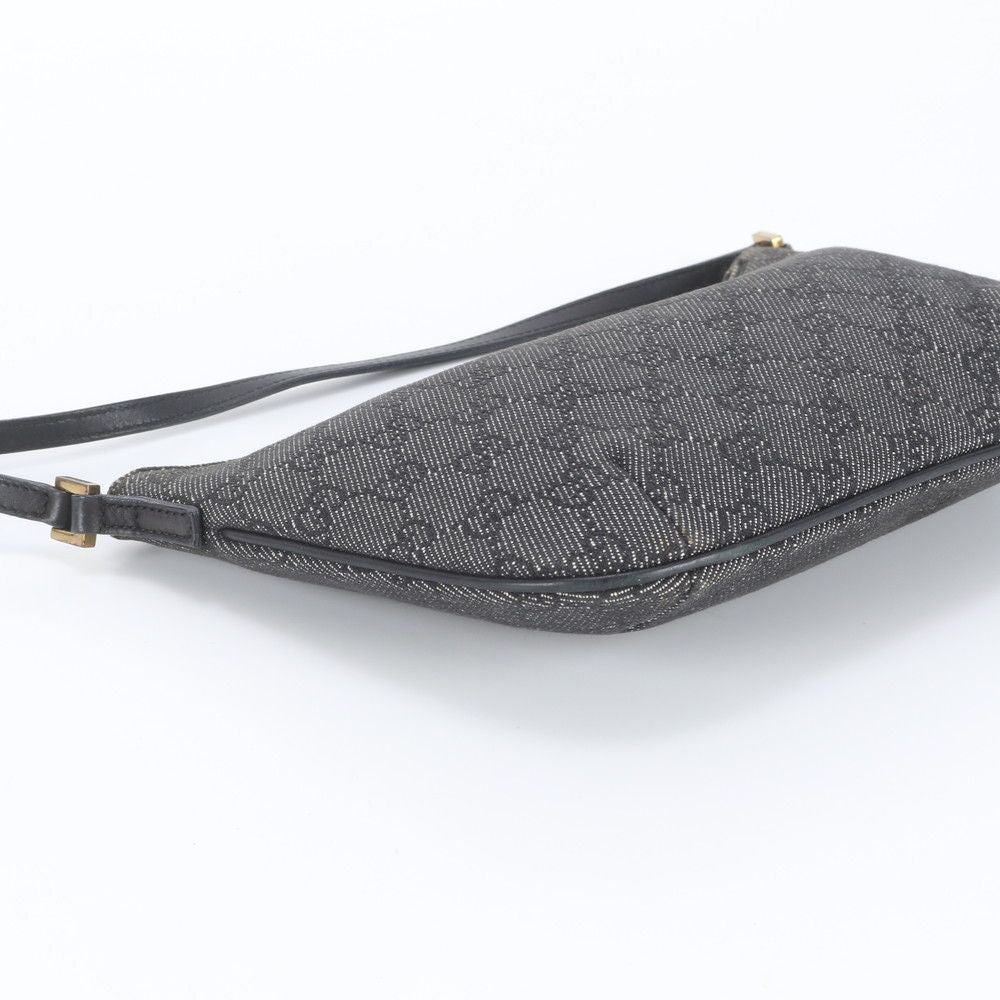 Gucci GG Canvas Leather Bag Shoulder — view 5
