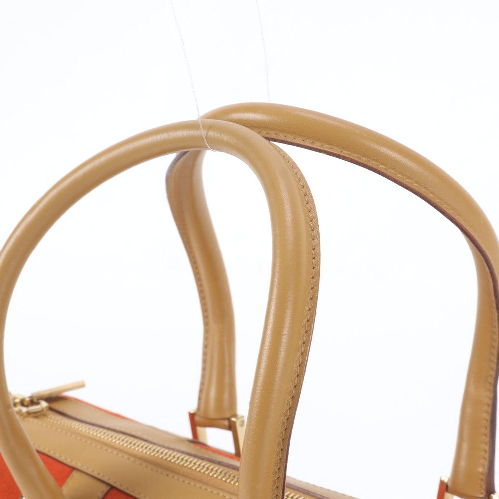 Gucci Mini Boston Leather Handbag Tote — view 2