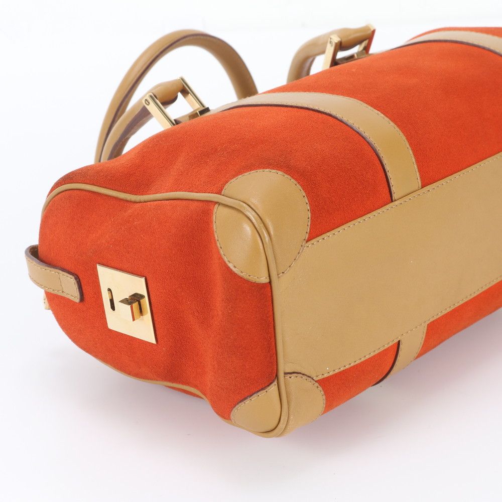 Gucci Mini Boston Leather Handbag Tote — view 5