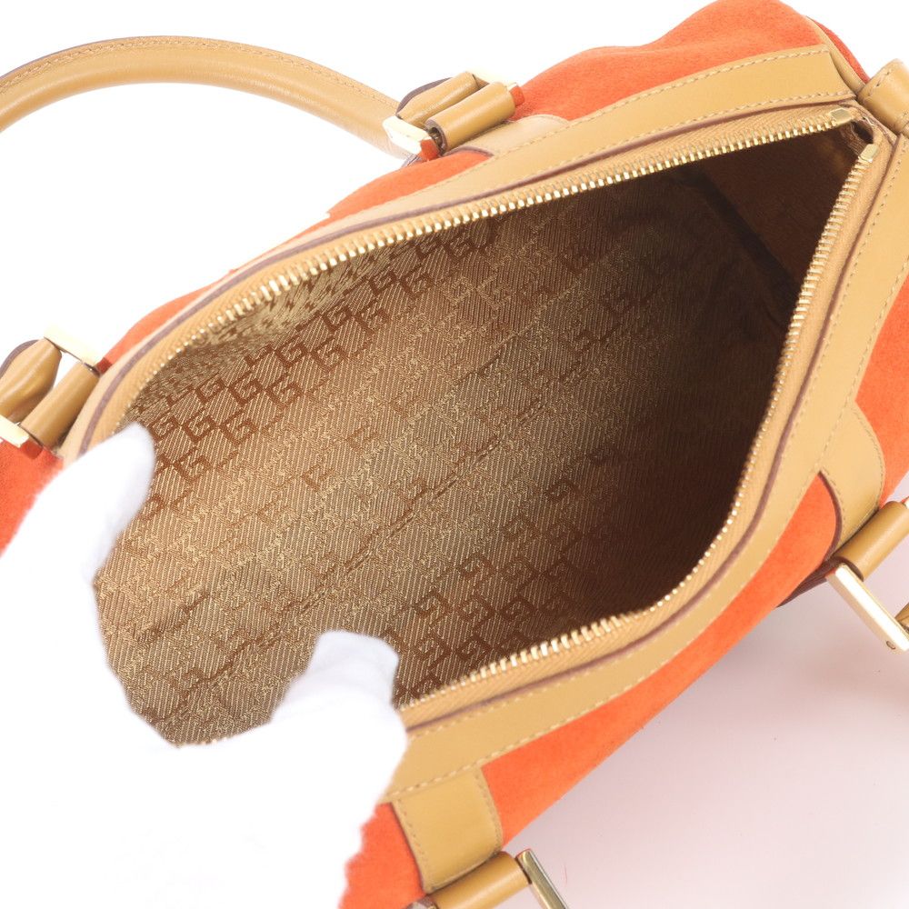 Gucci Mini Boston Leather Handbag Tote — view 7
