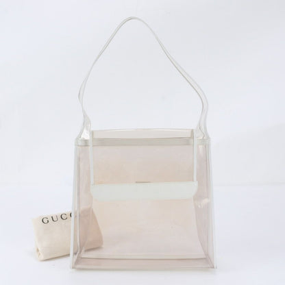 Gucci Clear Leather Shoulder Bag