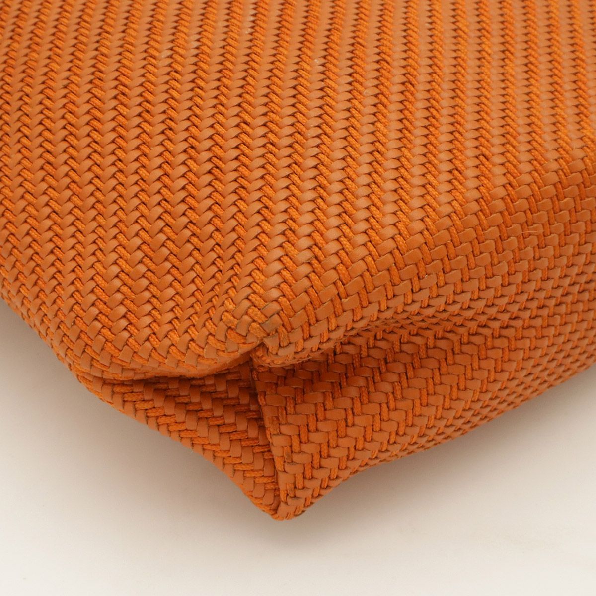 Hermes Amedaba PM Tote Bag Mini Wool Leather Orange Multicolor Silver — view 3