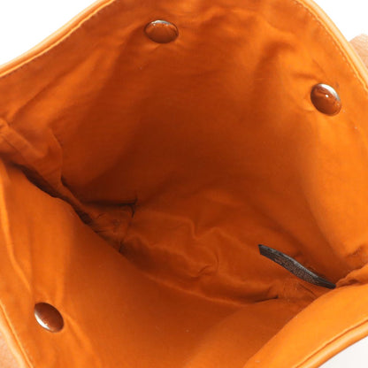 Hermes Amedaba PM Tote Bag Mini Wool Leather Orange Multicolor Silver — view 6