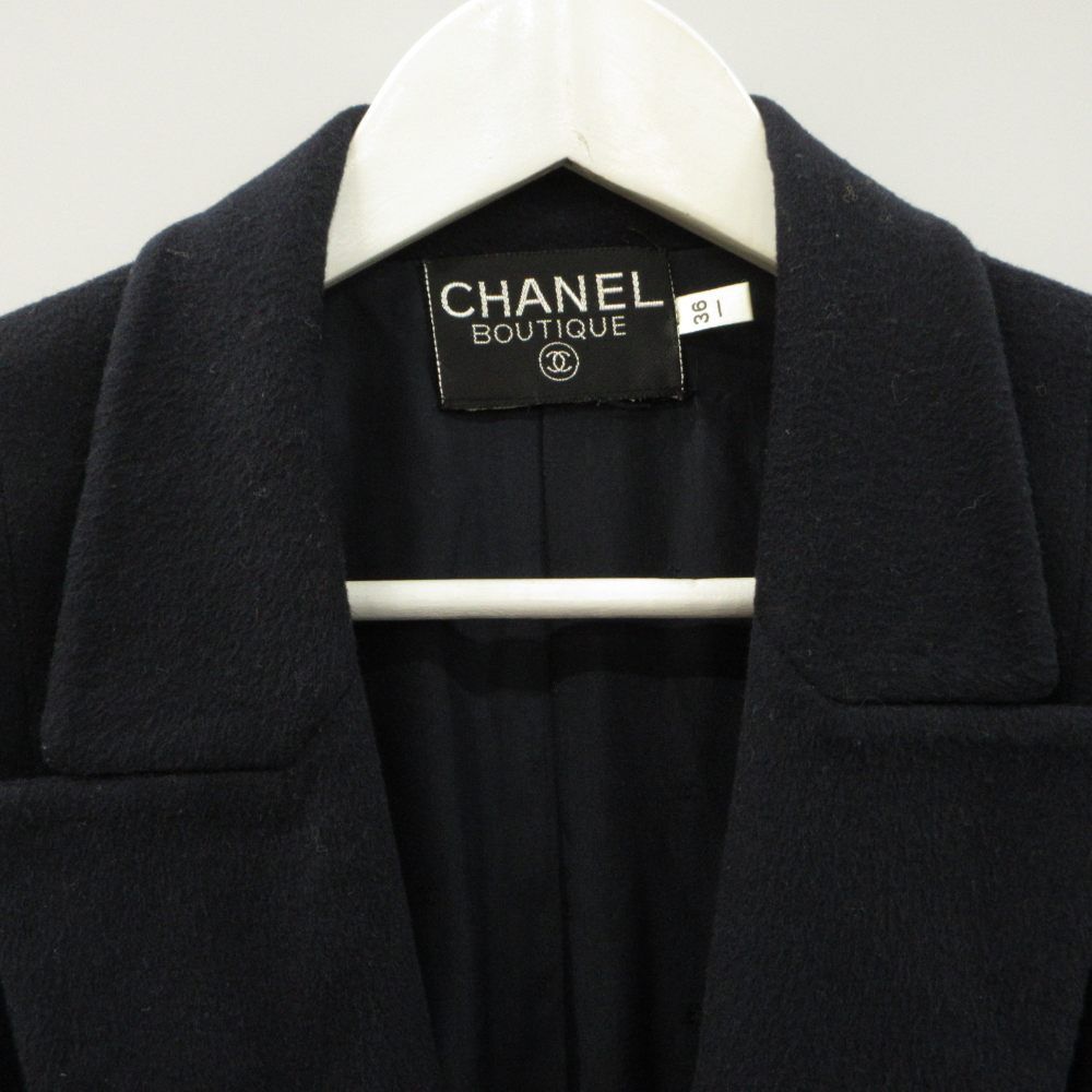 Chanel Tailored Jacket Navy Blue 36 — view 3
