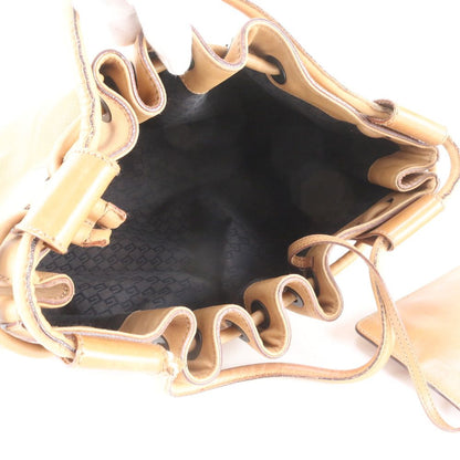 Gucci Leather Handbag Tote Brown — view 7