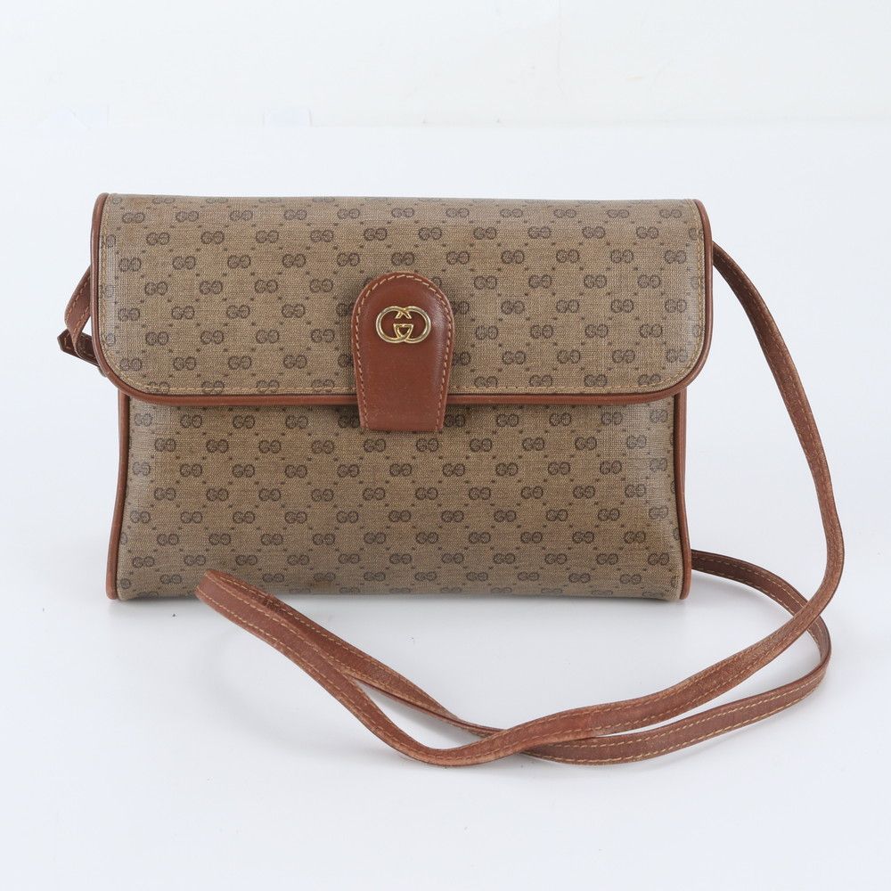 Gucci Micro GG 04 Leather Shoulder Bag
