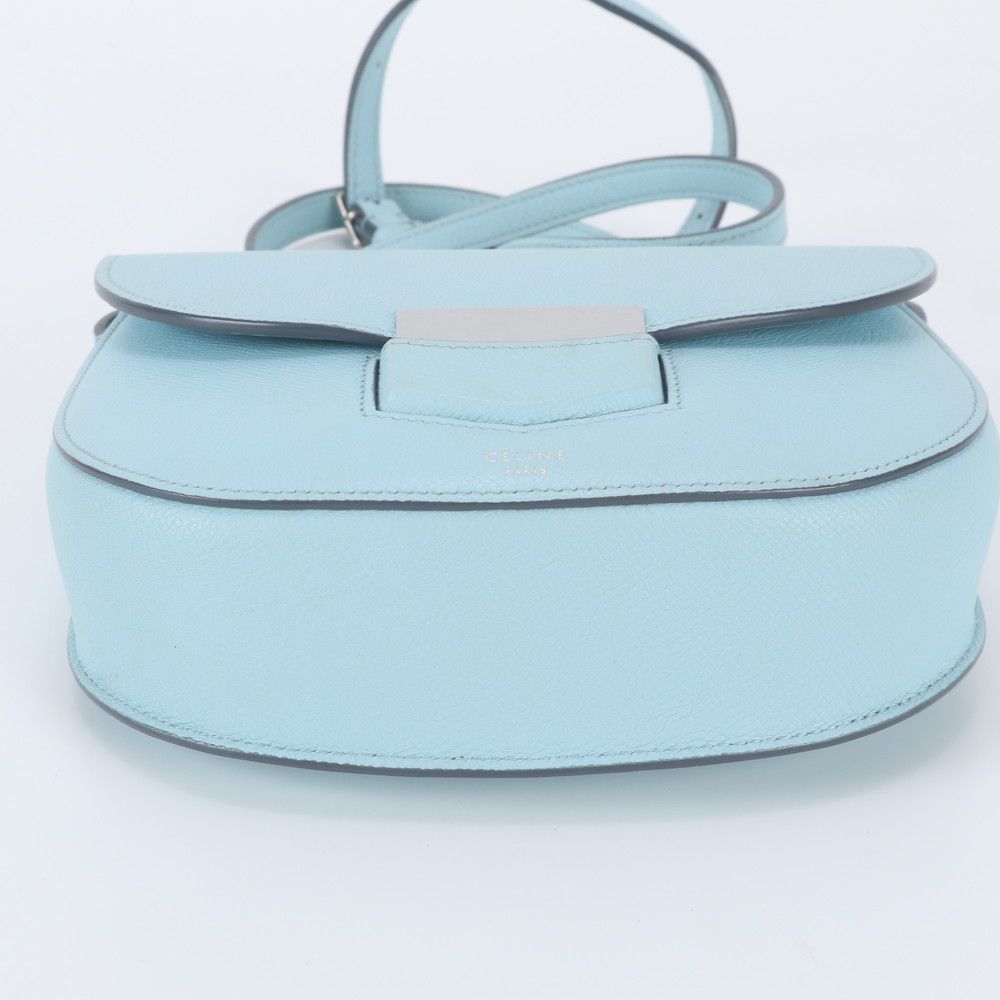 Celine Trotter Small Leather Shoulder Bag — view 6