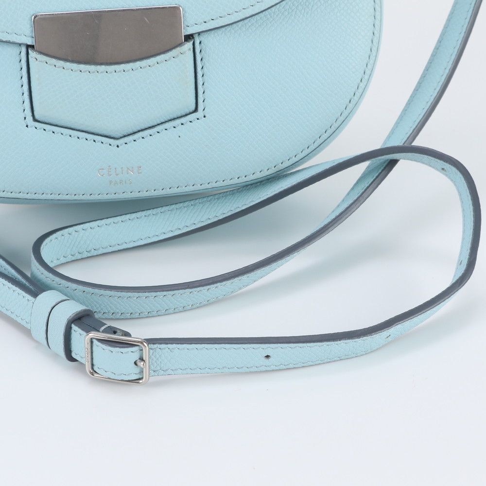 Celine Trotter Small Leather Shoulder Bag — view 2
