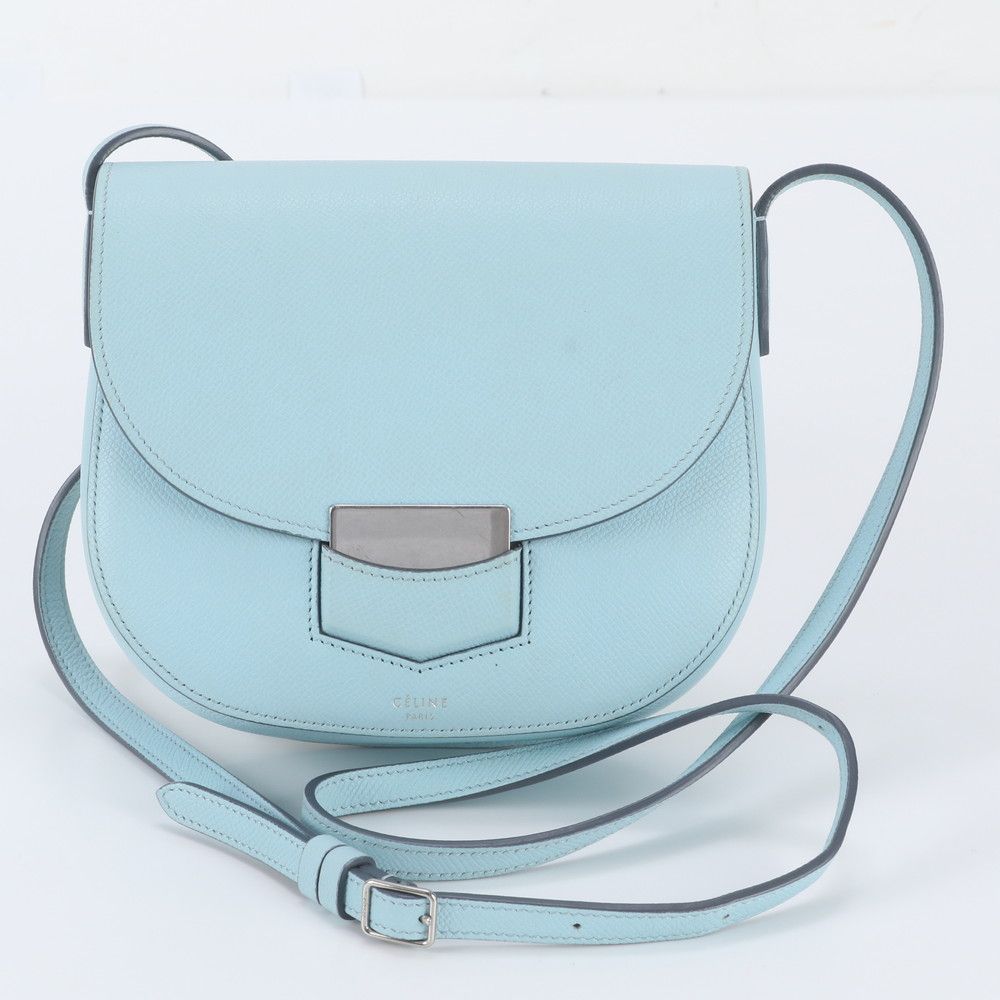 Celine Trotter Small Leather Shoulder Bag