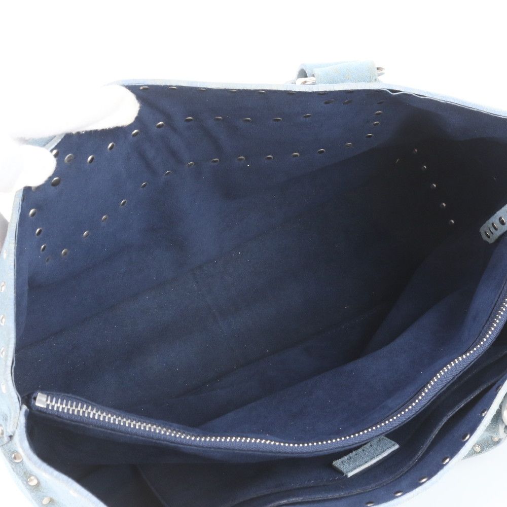 Celine Boogie Studs Leather Handbag Tote — view 7