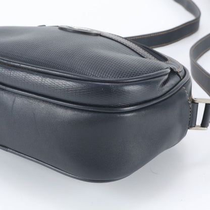 Gucci Vintage Leather Shoulder Bag Crossbody Navy — view 4