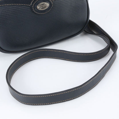 Gucci Vintage Leather Shoulder Bag Crossbody Navy — view 2