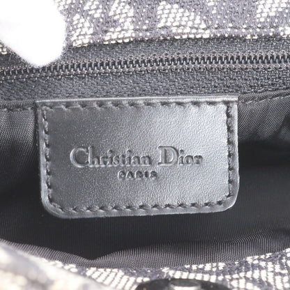 Dior Trotter Leather Canvas Tote Bag Shoulder — view 8