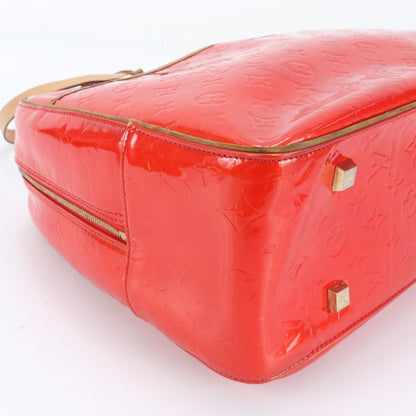 Louis Vuitton Monogram Vernis Sutton Rouge Leather Tote Bag — view 6