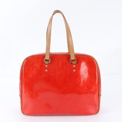 Louis Vuitton Monogram Vernis Sutton Rouge Leather Tote Bag — view 3