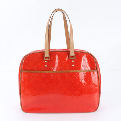 Louis Vuitton Monogram Vernis Sutton Rouge Leather Tote Bag