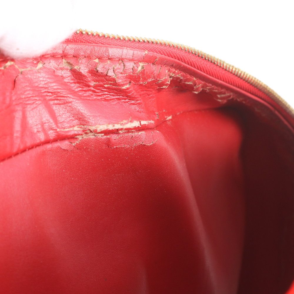 Louis Vuitton Monogram Vernis Sutton Rouge Leather Tote Bag — view 8