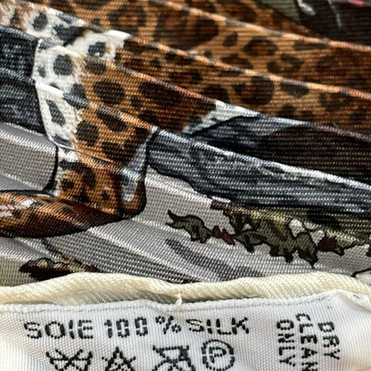 Hermes Scarf Carre Plisee Ivory Multi Tanzanie — view 3