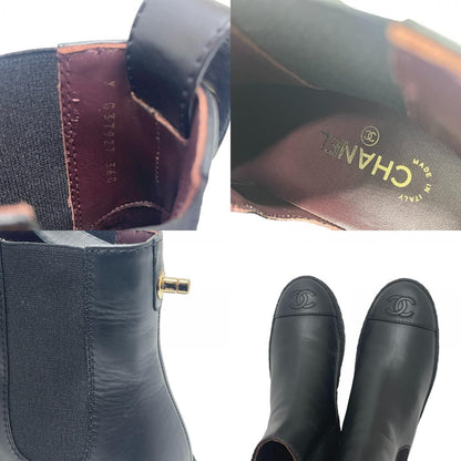Chanel Boots Turnlock Leather Black — view 8