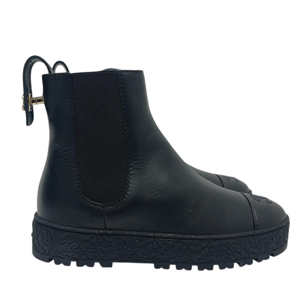 Chanel Boots Turnlock Leather Black — view 5