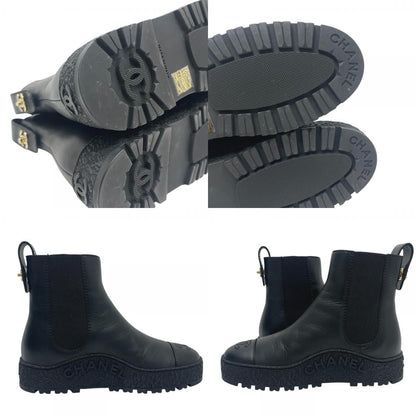 Chanel Boots Turnlock Leather Black — view 7