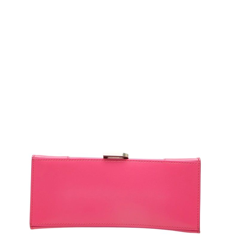 Balenciaga Hourglass Small 2-Way Shoulder Bag Top Handle Pink Leather — view 3