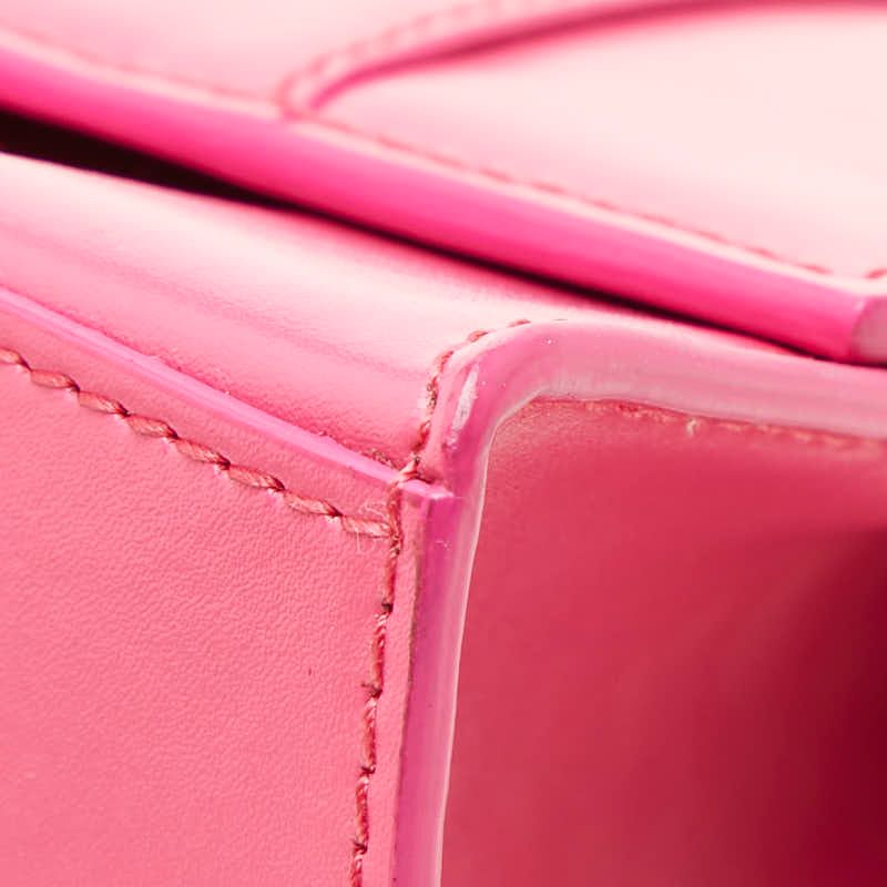 Balenciaga Hourglass Small 2-Way Shoulder Bag Top Handle Pink Leather — view 4