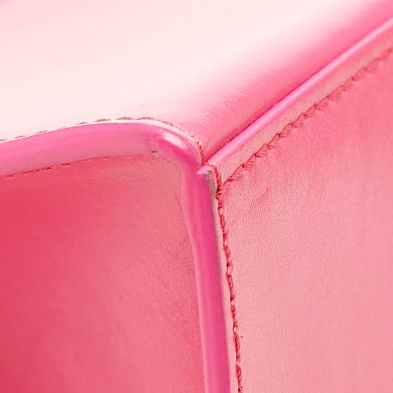 Balenciaga Hourglass Small 2-Way Shoulder Bag Top Handle Pink Leather — view 7