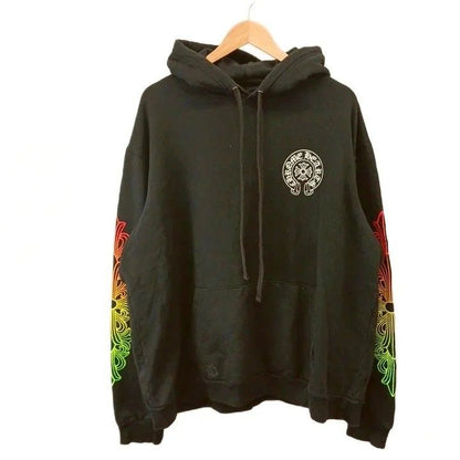 Chrome Hearts Back Grad Circle Logo Hoodie Pullover Print Brushed Lining XL