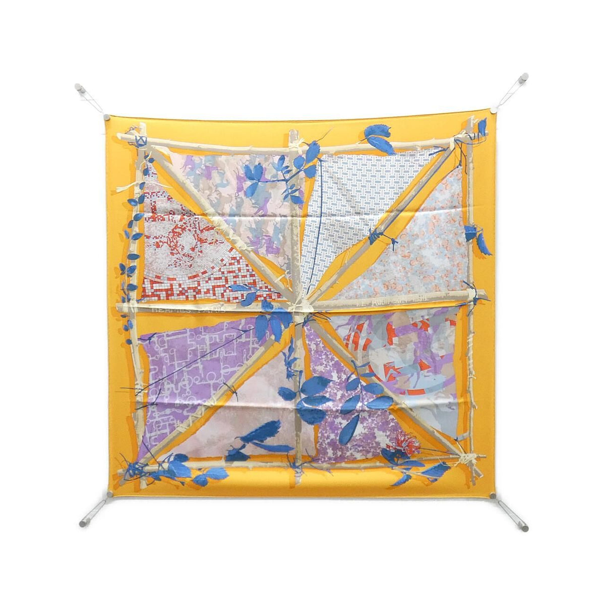 Hermes le Robinson Chic Carre Scarf