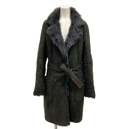 Loewe Coat Dark Gray Fur — view 3
