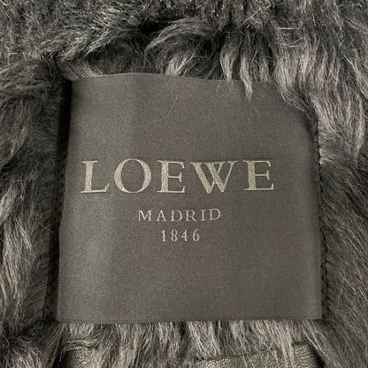 Loewe Coat Dark Gray Fur — view 4