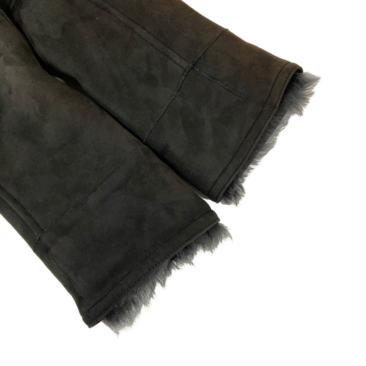 Loewe Coat Dark Gray Fur — view 7