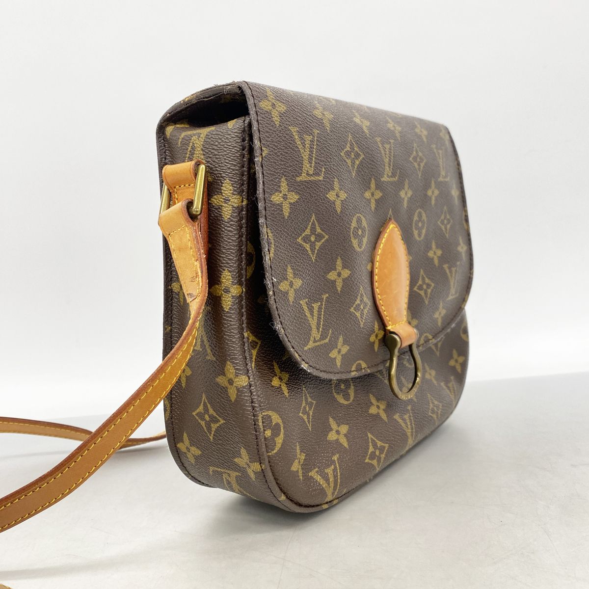 Louis Vuitton Shoulder Bag Monogram Saint-cloud GM Brown — view 2