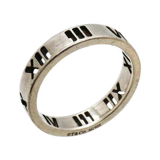 Tiffany & Co Ring Atlas Pierced 925 Sterling Silver