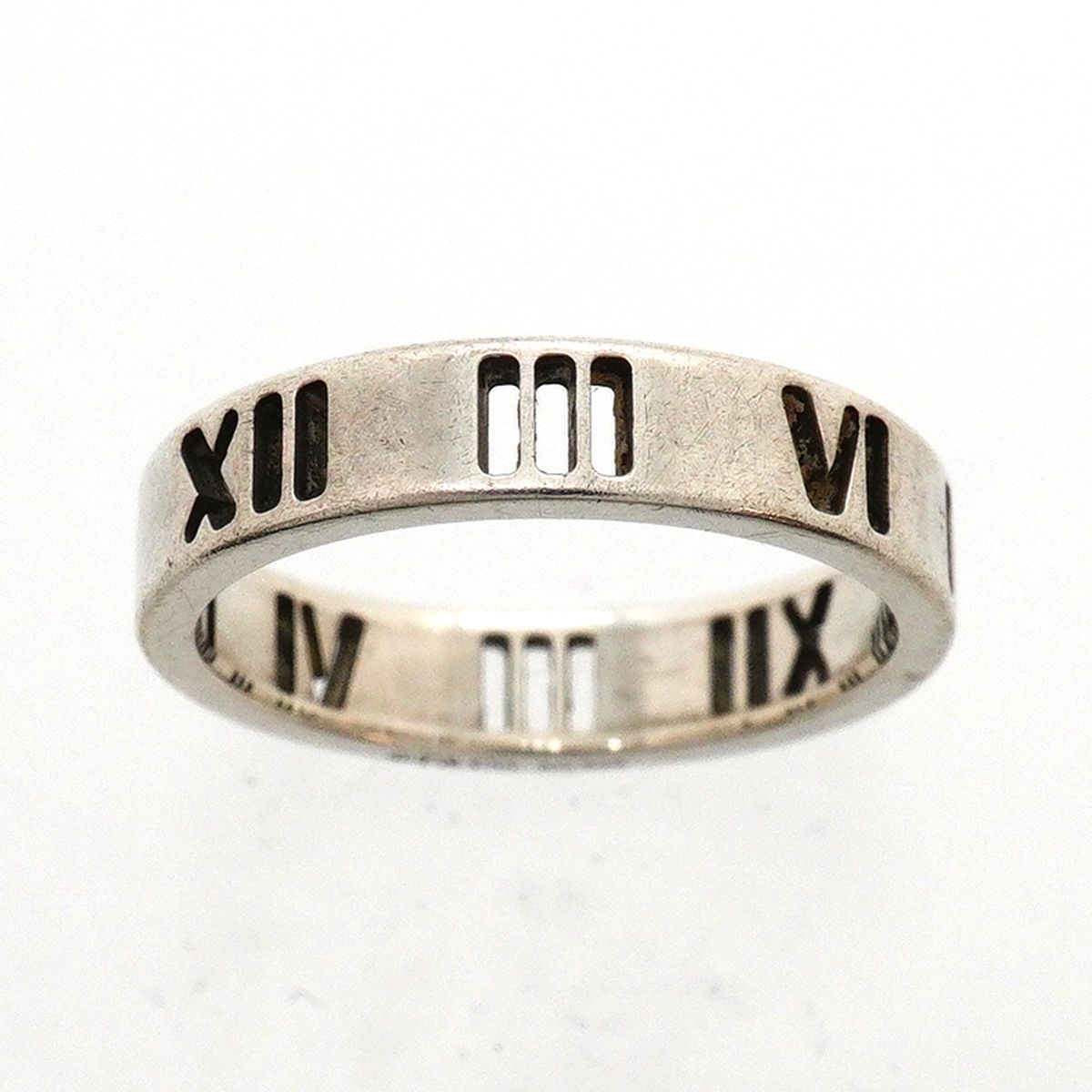 Tiffany & Co Ring Atlas Pierced 925 Sterling Silver — view 2